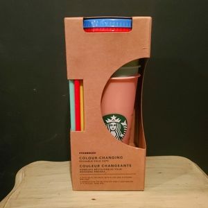 Starbucks color changing cold cups